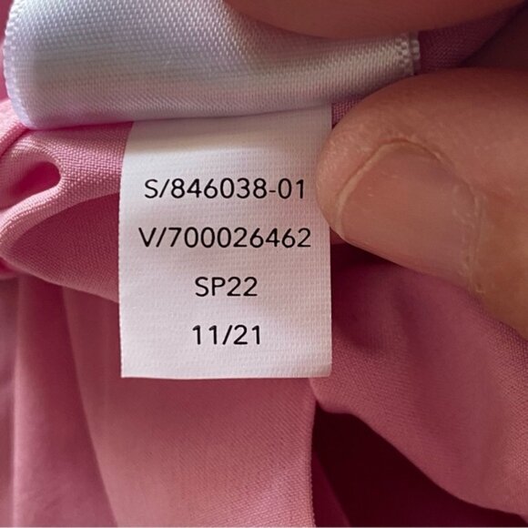 Athleta 2022 Urbanite Dress Woman Large Pink Belted Breathable Office Preppy - Picture 12 of 16